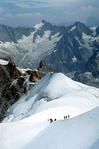 ����������� �� Aiguille du Midi